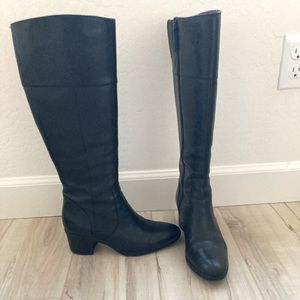 Naturalizer Black Equestrian Boots 7.5